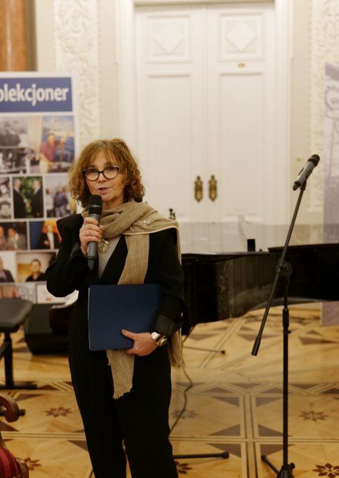 Prof. Elżbieta Wichrowska – Dyrektor Centrum Badań nad Kulturą Warszawy. (Fot. Jan Bielikowski)