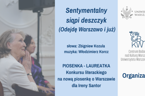 Grafika miniatury YT. Zdjęcie zasłuchanej Ireny Santor i informacje o autorach piosenki.