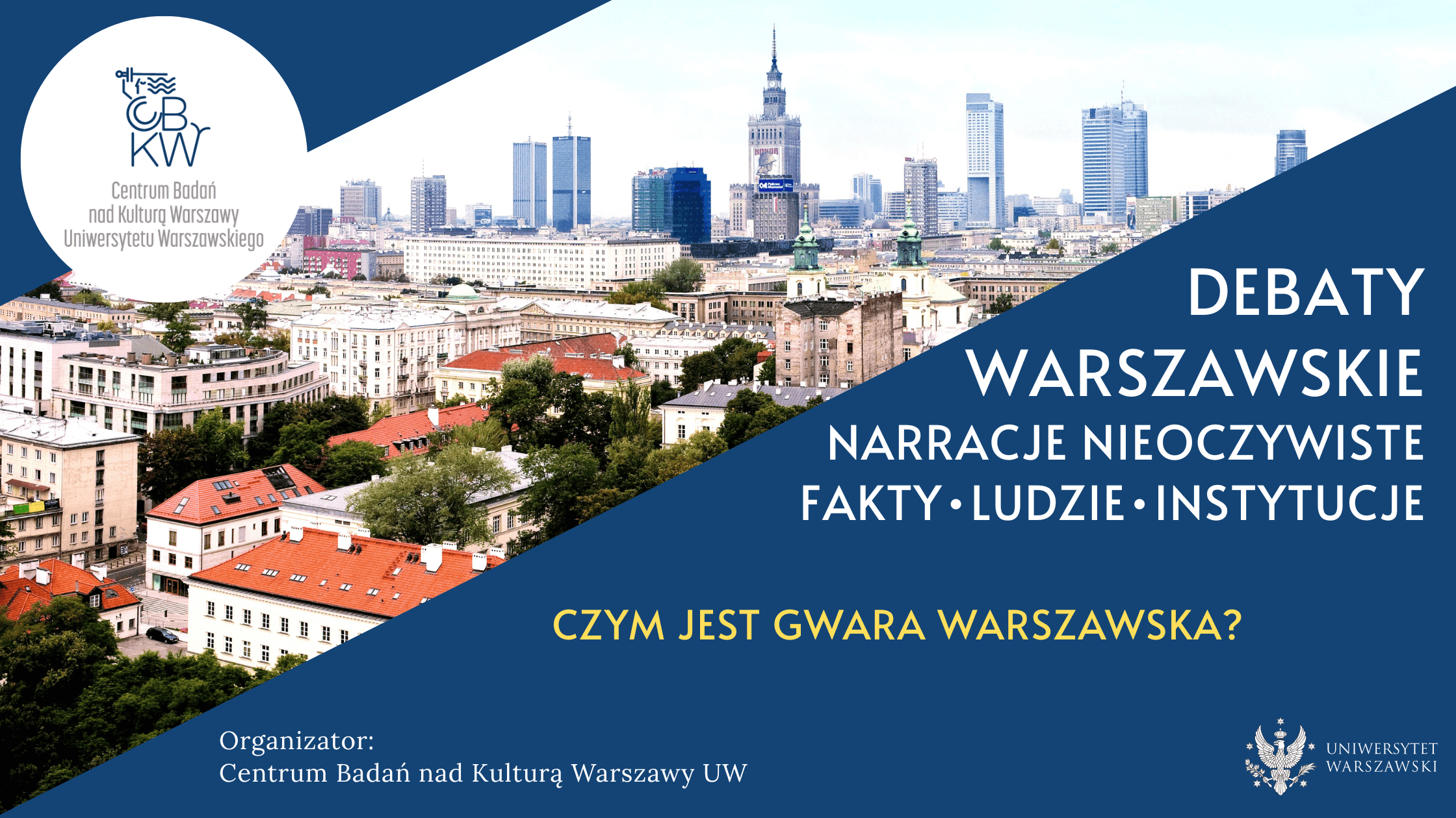 Debata 7_Gwara warszawska_Baner 