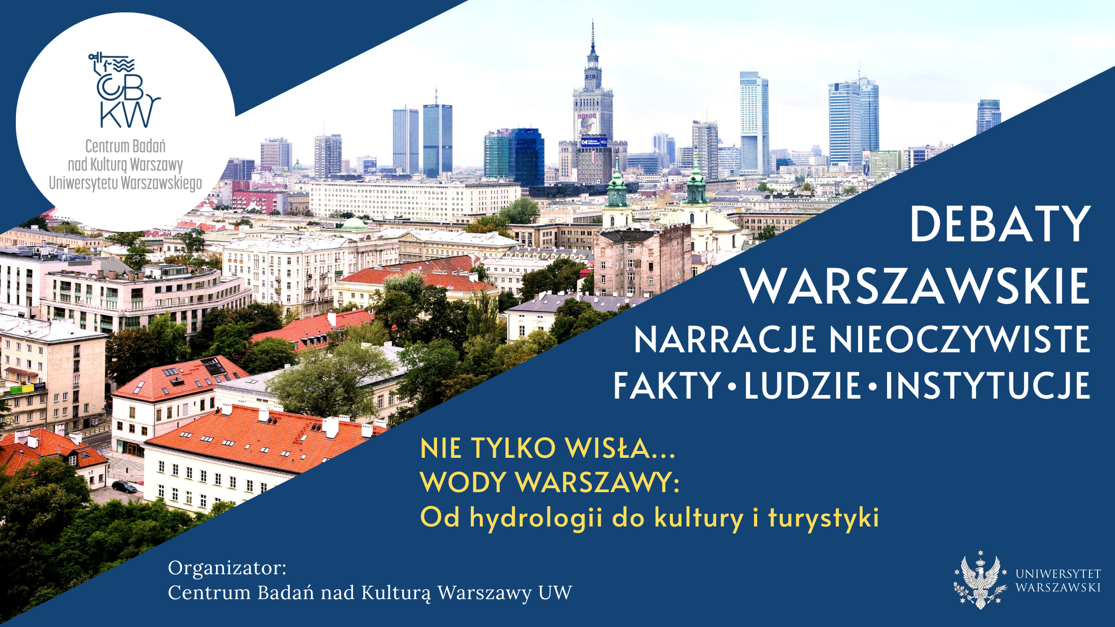 Grafika banera_Debata Nie tylko Wisła...Wody Warszawy