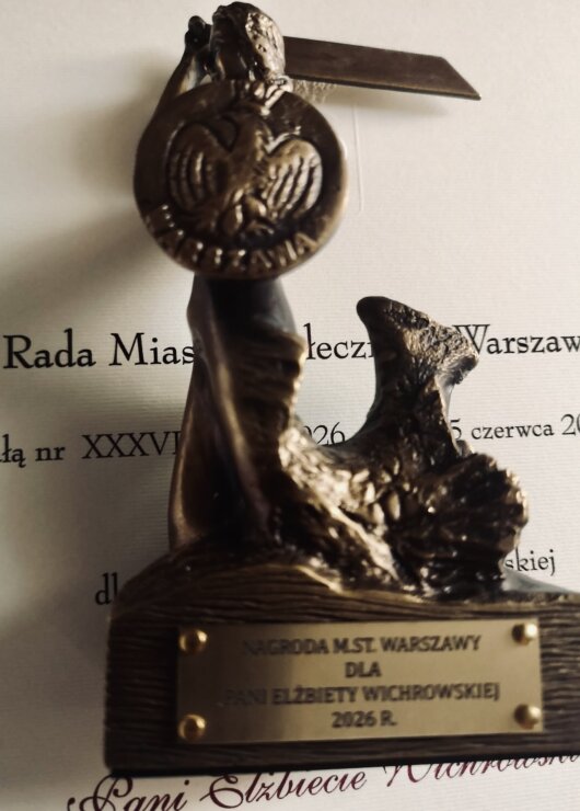 Nagroda m.st. Warszawy dla prof. Elżbiety Wichrowskiej