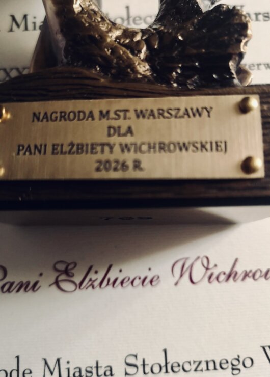 Nagroda m.st. Warszawy dla prof. Elżbiety Wichrowskiej